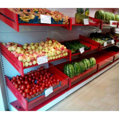 قفسه میوه سبزیجات فروشگاهی طوس مشبک - 2